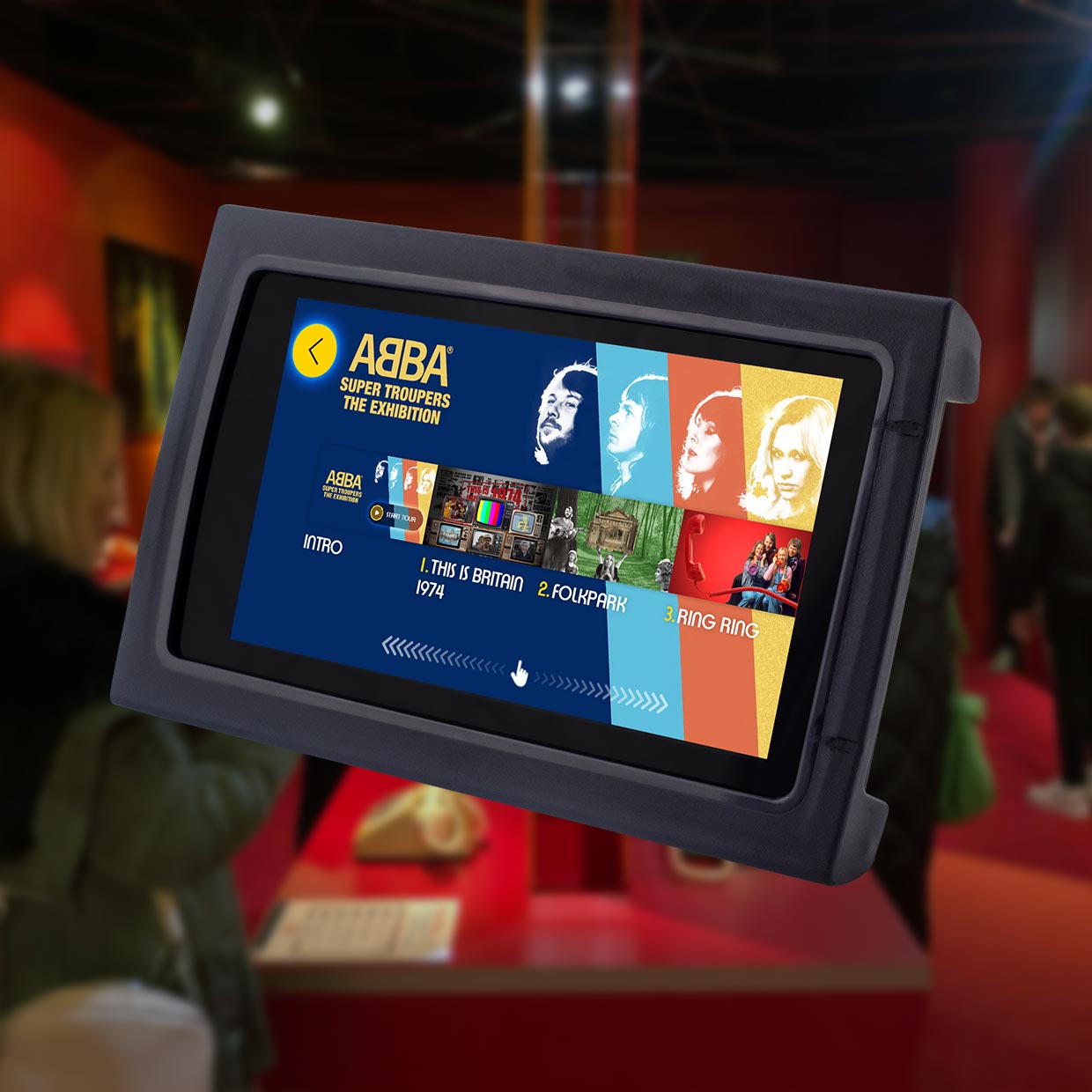 ABBA tour on an Imagineear device