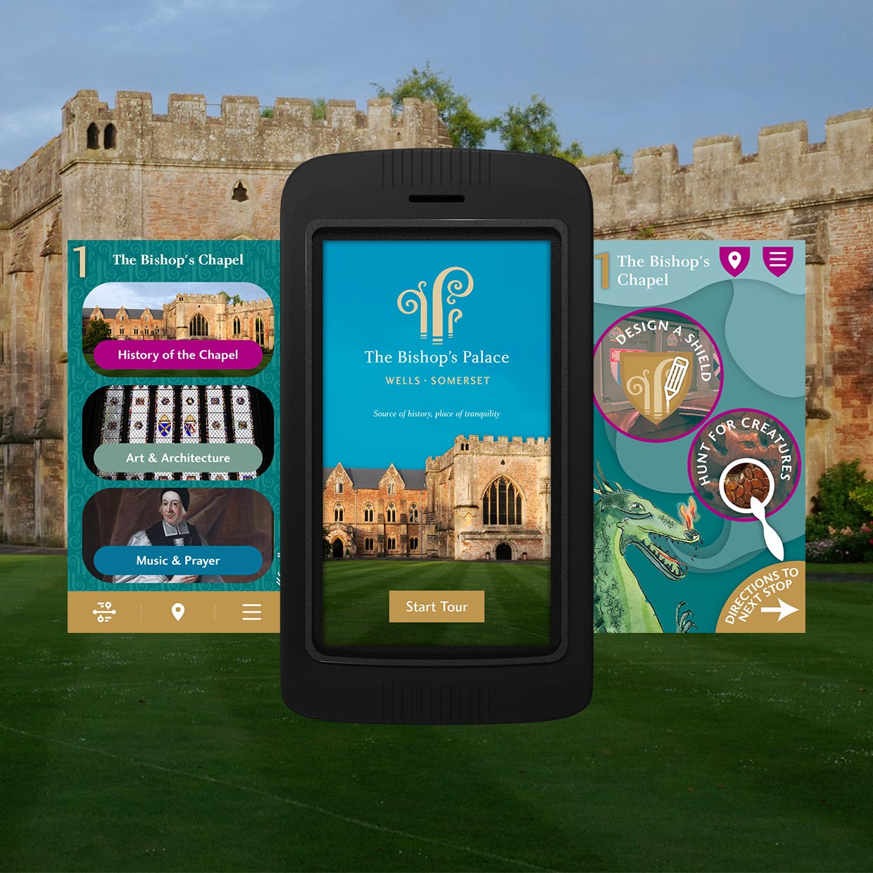 Imagineear device tour of Bishops Palace