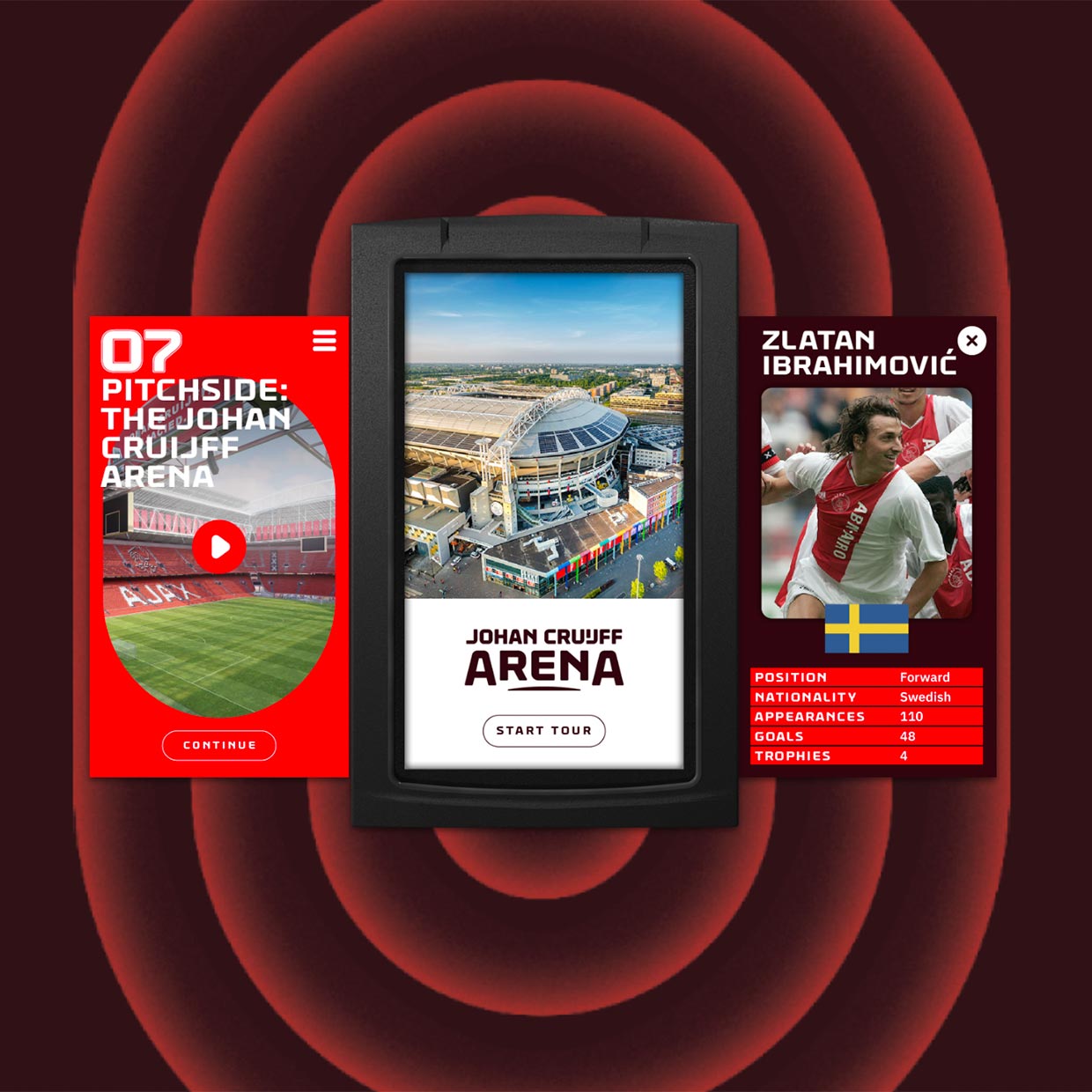 tour designs at the Johan Cruyff Arena Imagineear tour