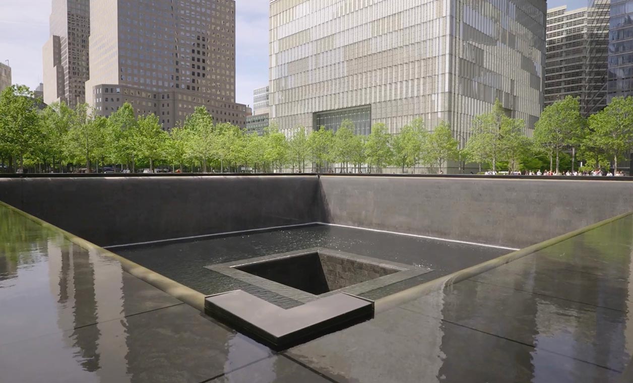9/11 memorial in NYC