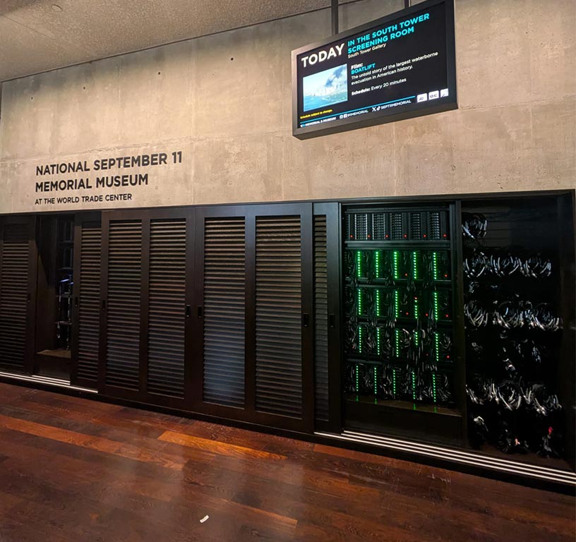 Imagineear devices at the 9/11 museum in NYC