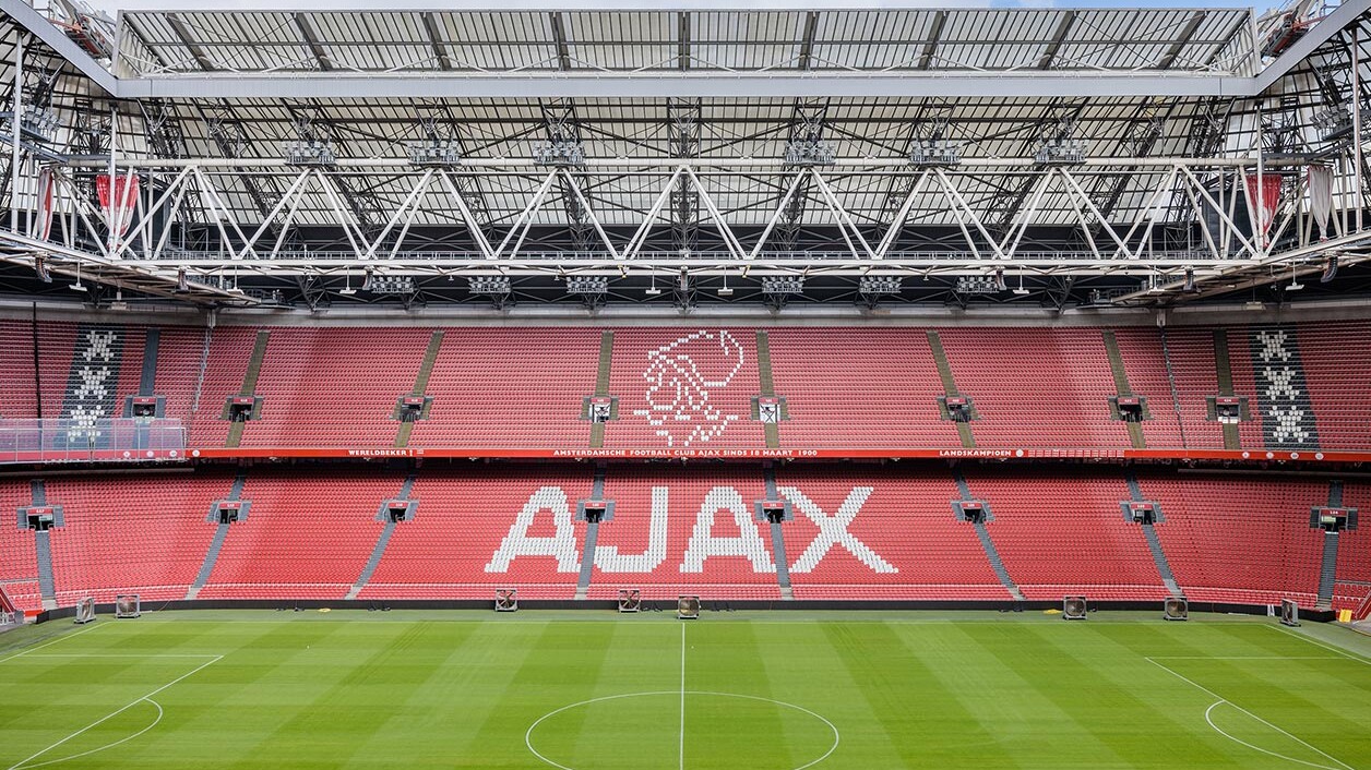 seats at the Johan Cruijf stadium in Amsterdam