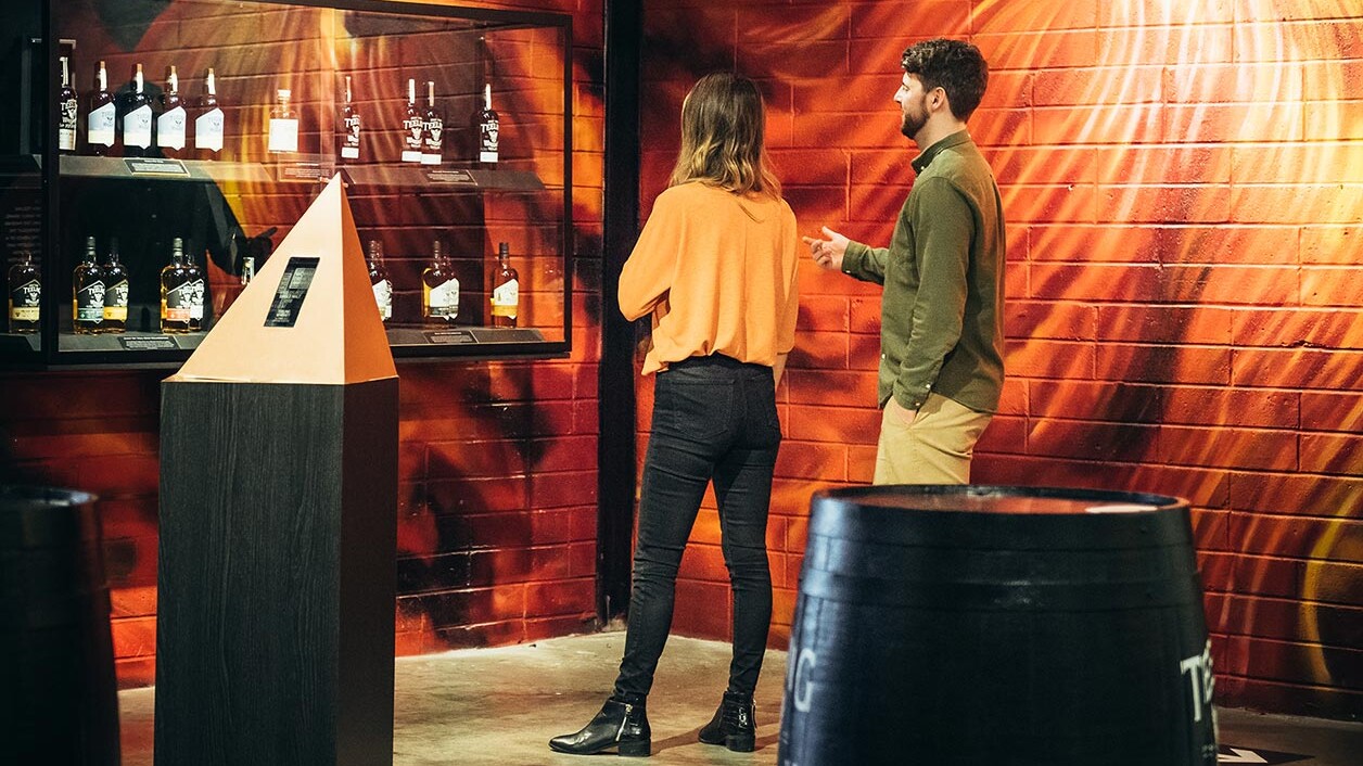 Visitors at the Teeling Whiskey tasting experience in Dublin