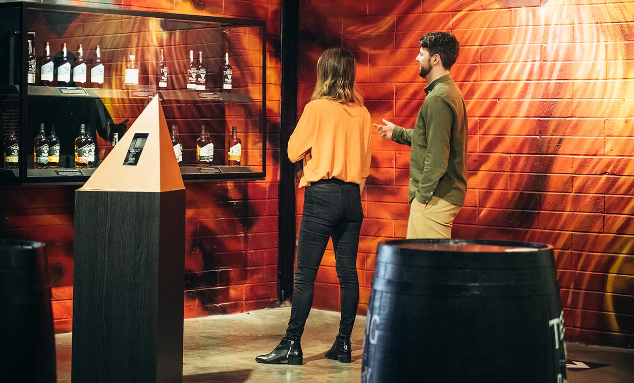 Visitors at the Teeling Whiskey tasting experience in Dublin